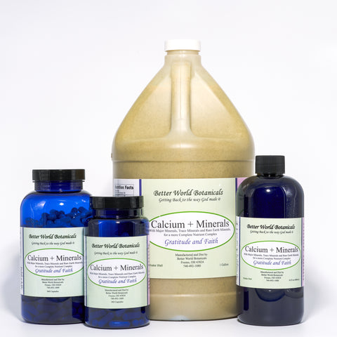 Calcium w/ Minerals  • Liquid Formula