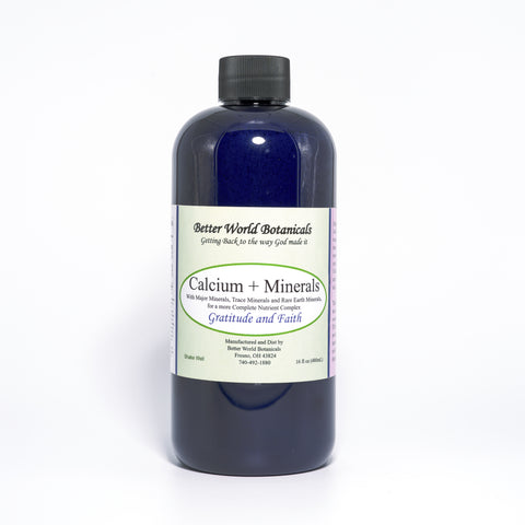 Calcium w/ Minerals  • Liquid Formula