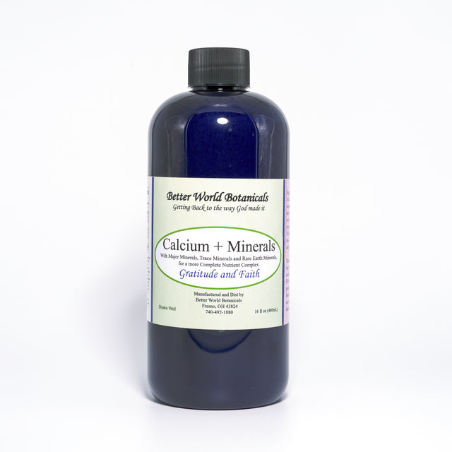 Calcium w/ Minerals • Liquid Formula – Better World Botanicals