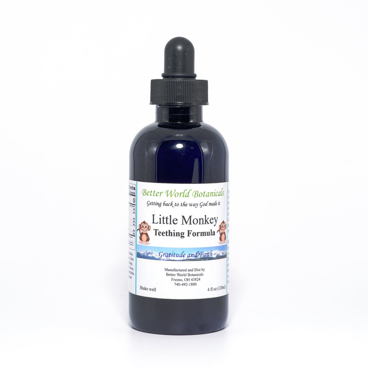 Little Monkey Teething • Liquid Formula – Better World Botanicals