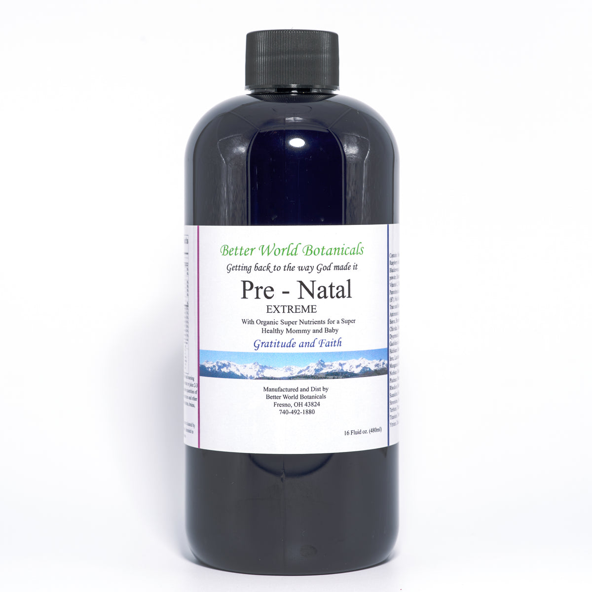 Natal Formula Pre-Natal • Liquid Formula – Better World Botanicals